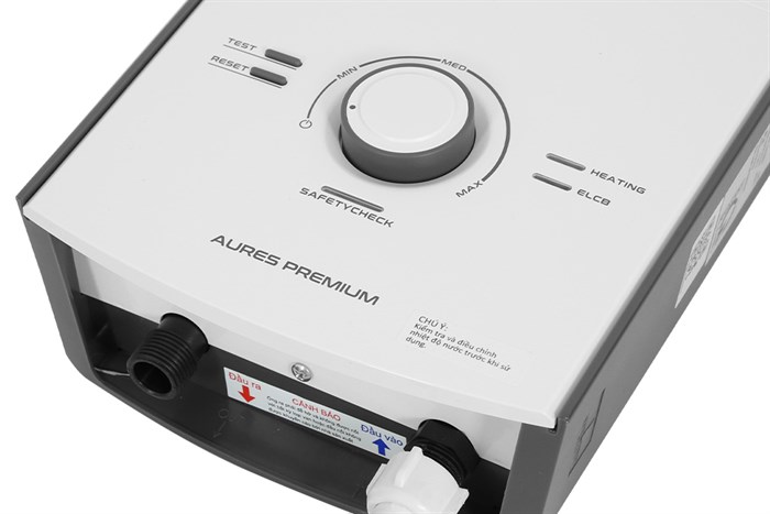Máy nước nóng trực tiếp Ariston 4500W AURES PREMIUM 4.5P PEARL - ảnh phụ 3