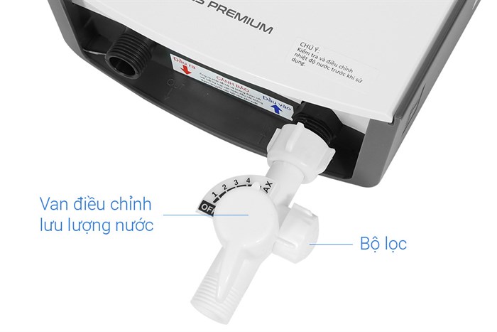 Máy nước nóng trực tiếp Ariston 4500W AURES PREMIUM 4.5P PEARL - ảnh phụ 4