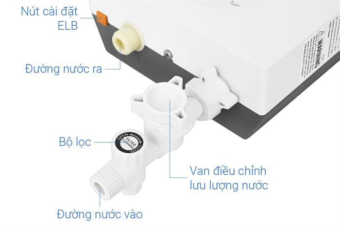 Máy nước nóng trực tiếp Panasonic 4500W DH-4VS1VW - ảnh phụ 4