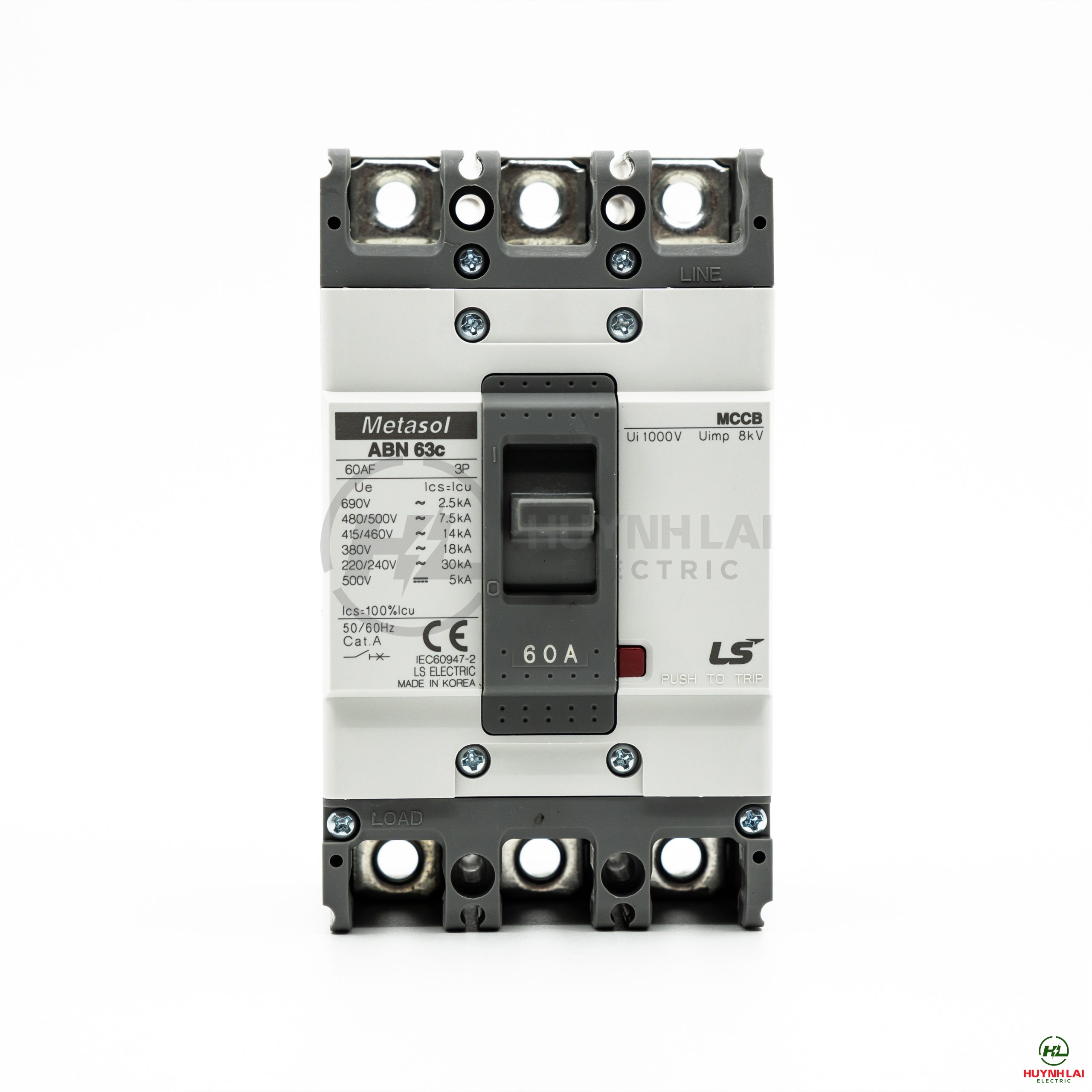 MCCB 3P 60A ABN63c LS