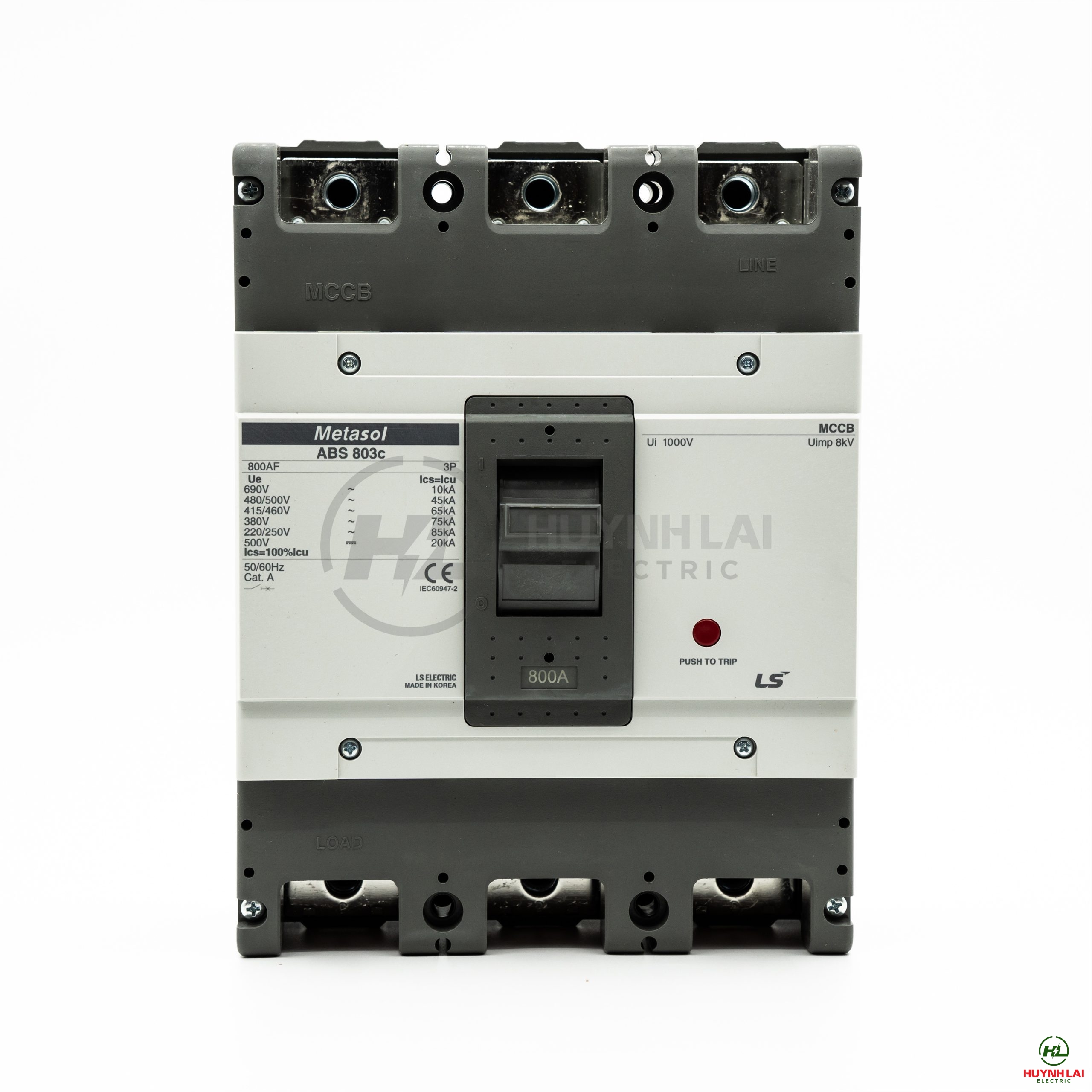 MCCB 3P 800A ABS803c LS