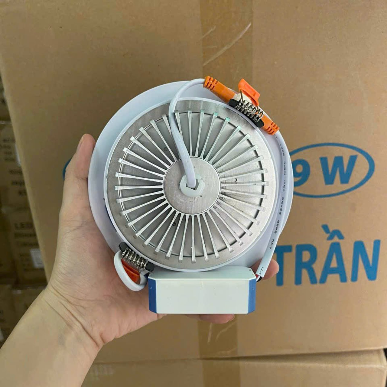LED Âm Trần 9W Viền Bạc Mỏng - ảnh phụ 10