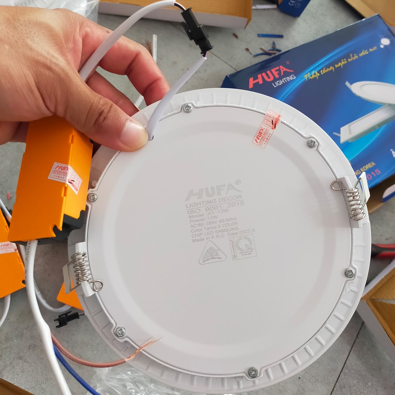 LED Âm Trần Siêu Mỏng 1 Chế Độ Sáng HUFA - ảnh phụ 4