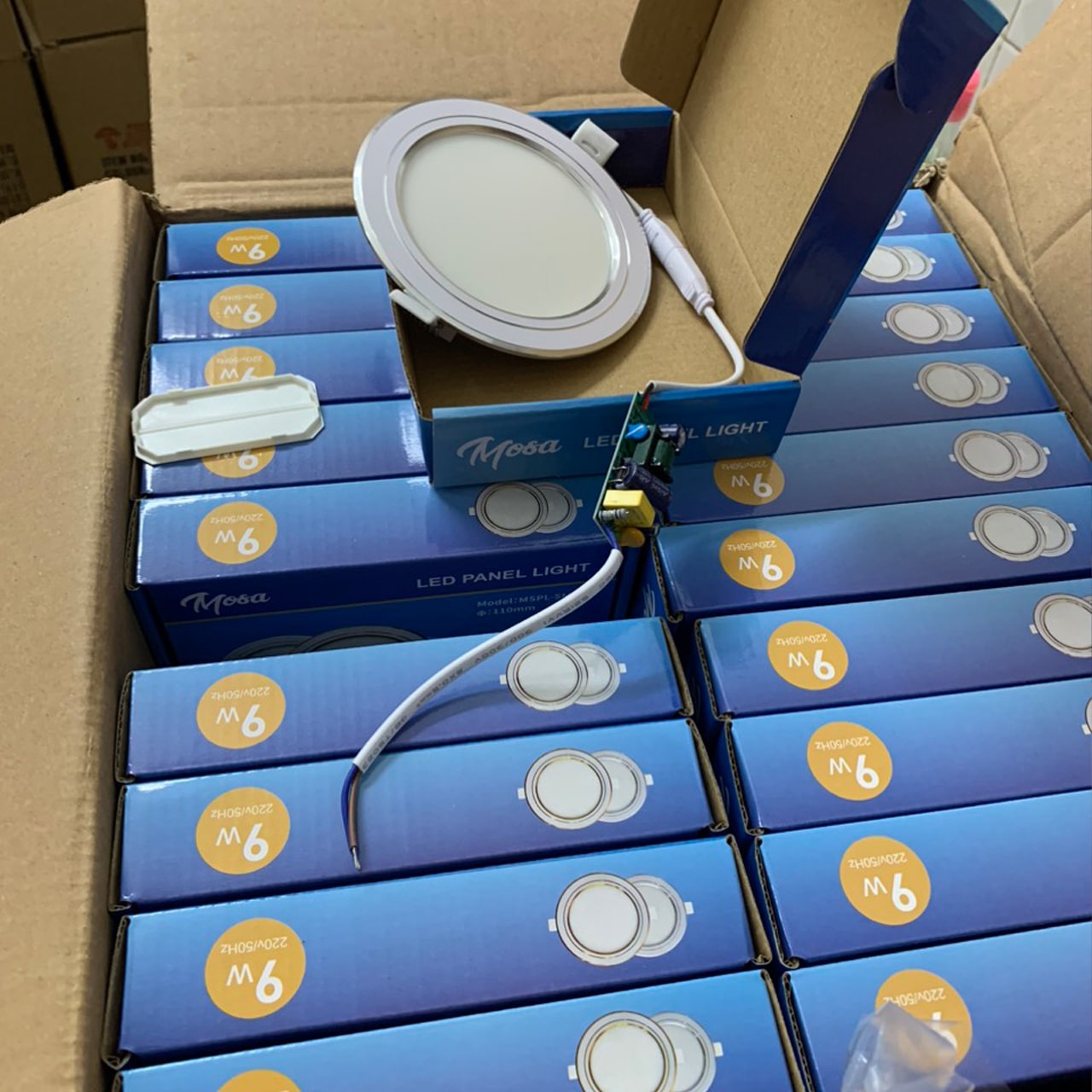 LED Âm Trần 9W Viền Bạc Mỏng - ảnh phụ 6