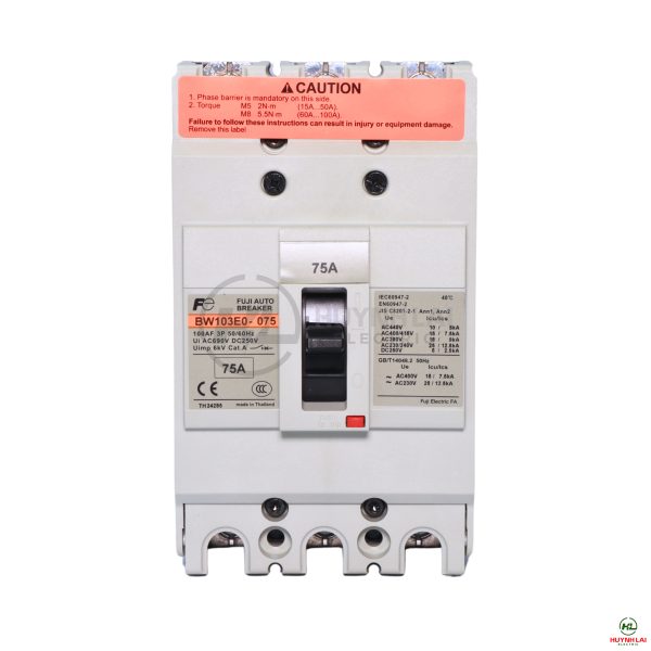 MCCB FUJI BW103E0 3P 75A