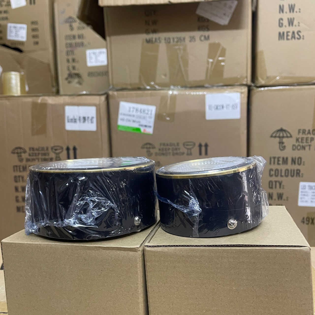 Đèn Lon Ốp Trần 7W Viền Vàng 90×50 - ảnh phụ 6