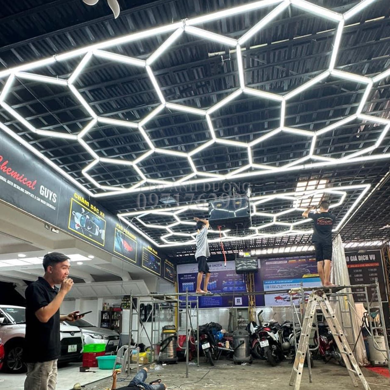 Đèn LED Tổ Ong 672w 4845mm x 2435mm - ảnh phụ 14