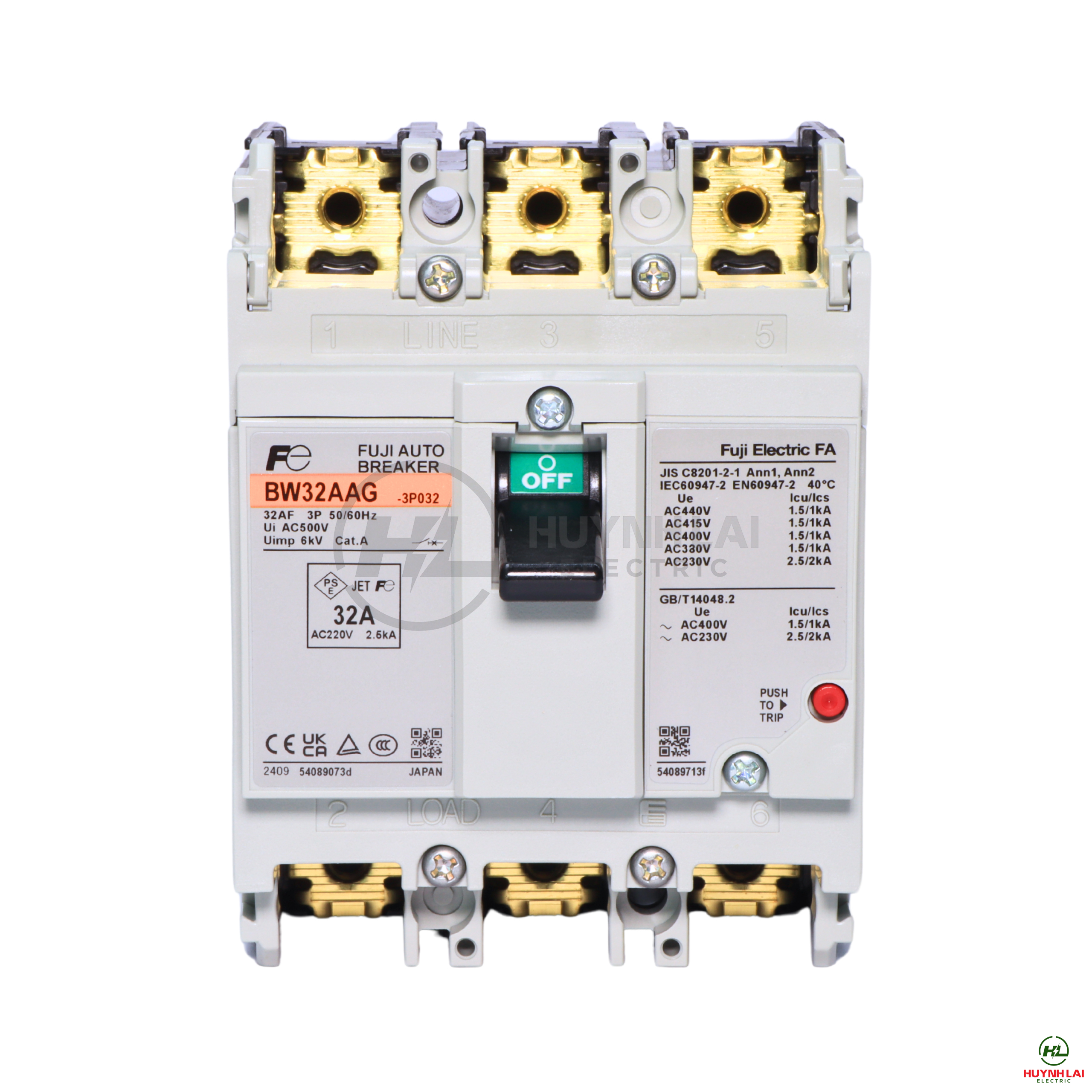 MCCB FUJI BW32AAG 3P 32A