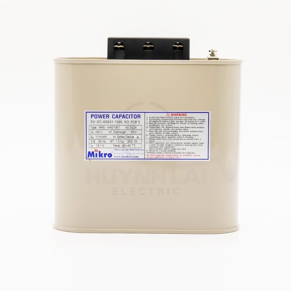 Tụ Bù Dầu 10KVar-440V MMS-445010KT MIKRO