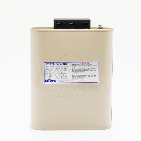 Tụ Bù Dầu 15KVar-440V MMS-445015KT MIKRO