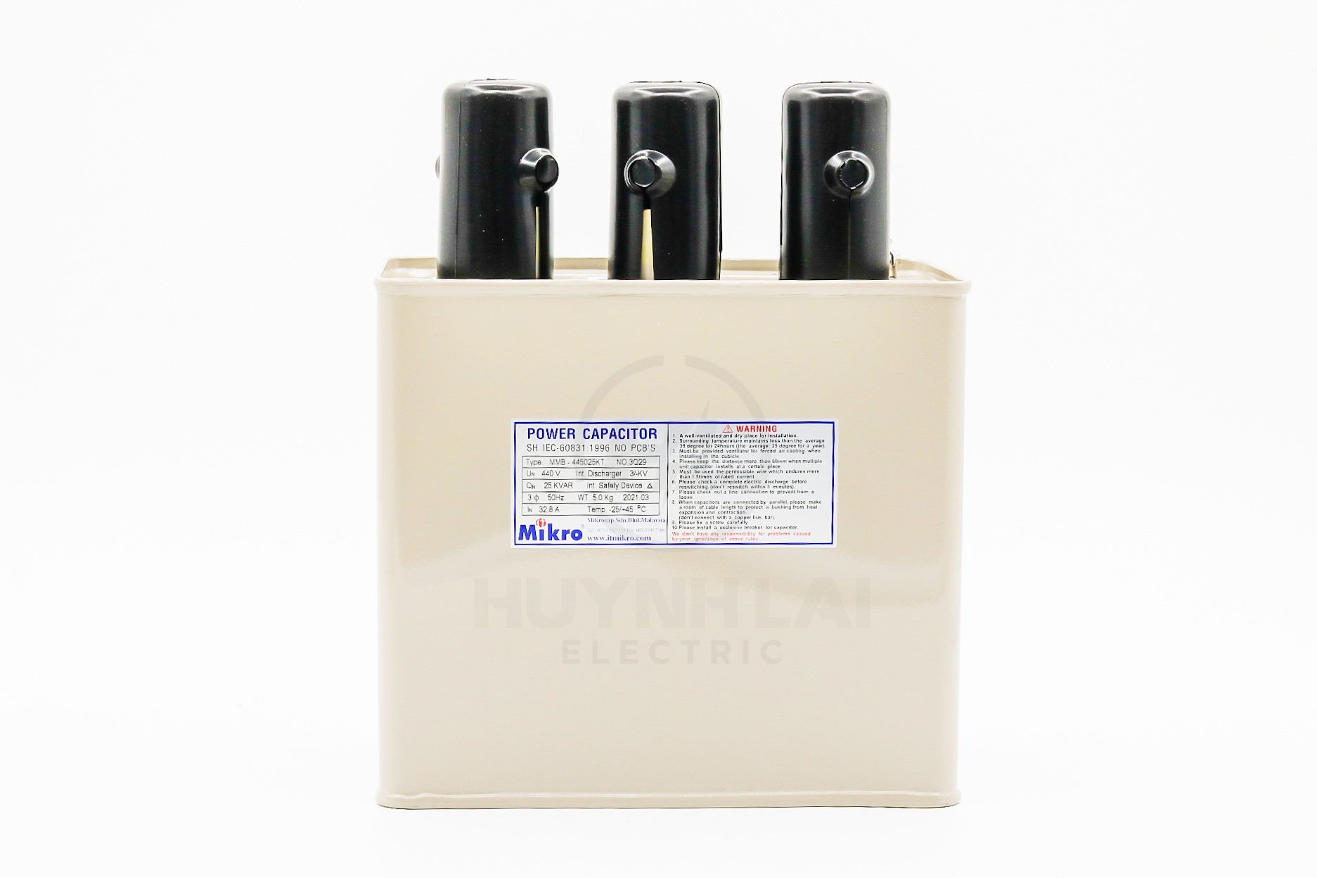 Tụ Bù Dầu 25KVar-440V MMB-445025KT MIKRO