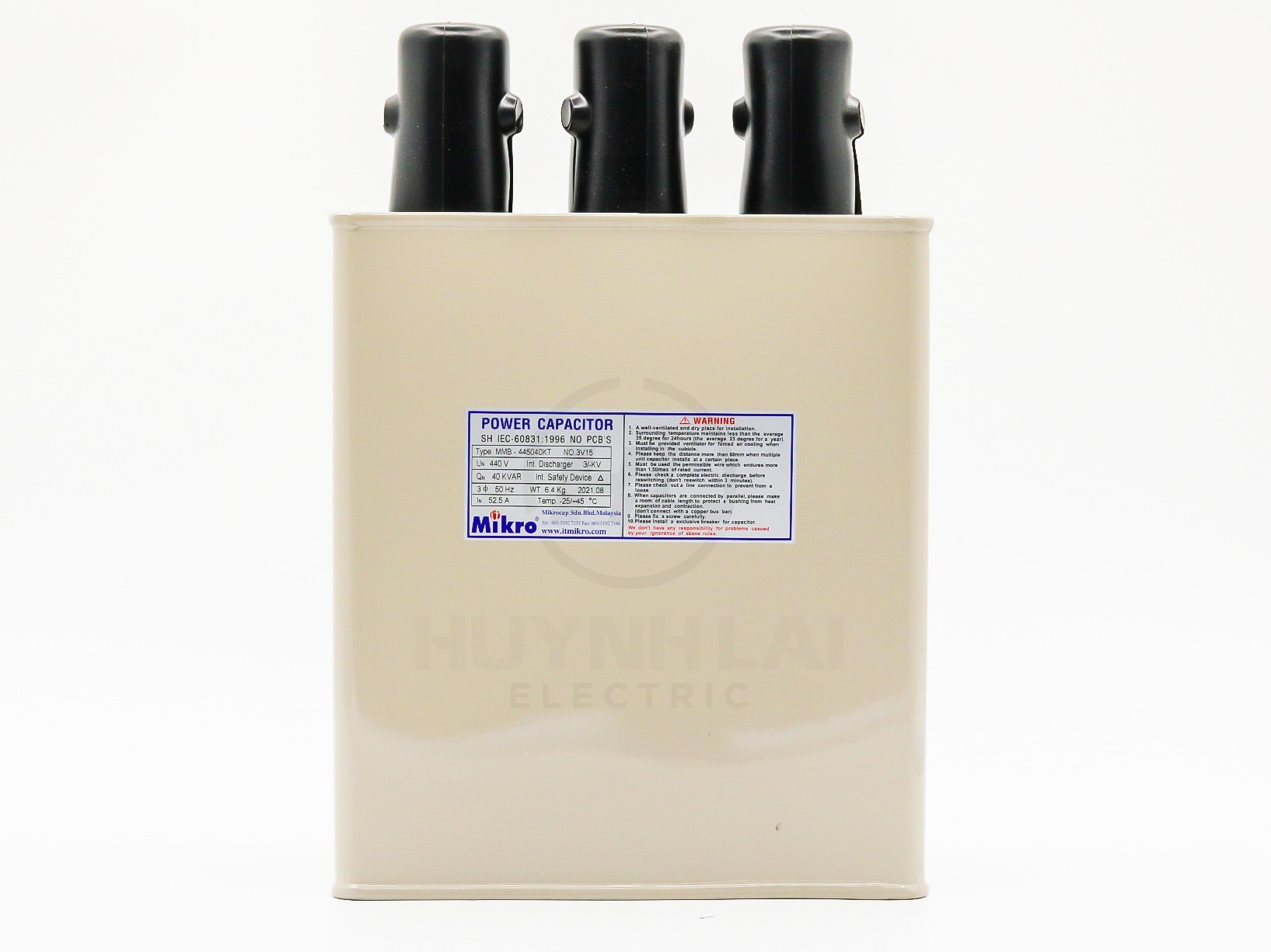 Tụ Bù Dầu 40KVar-440V MMB-445040KT MIKRO