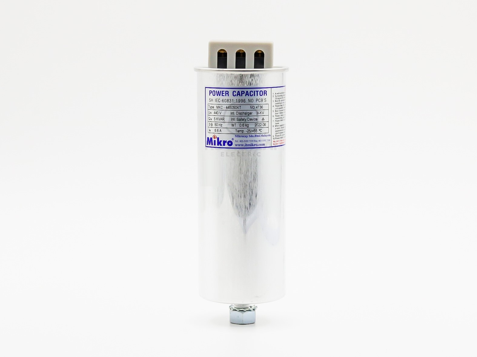 Tụ Bù Khô 5K-440V MKC-445050KT MIKRO
