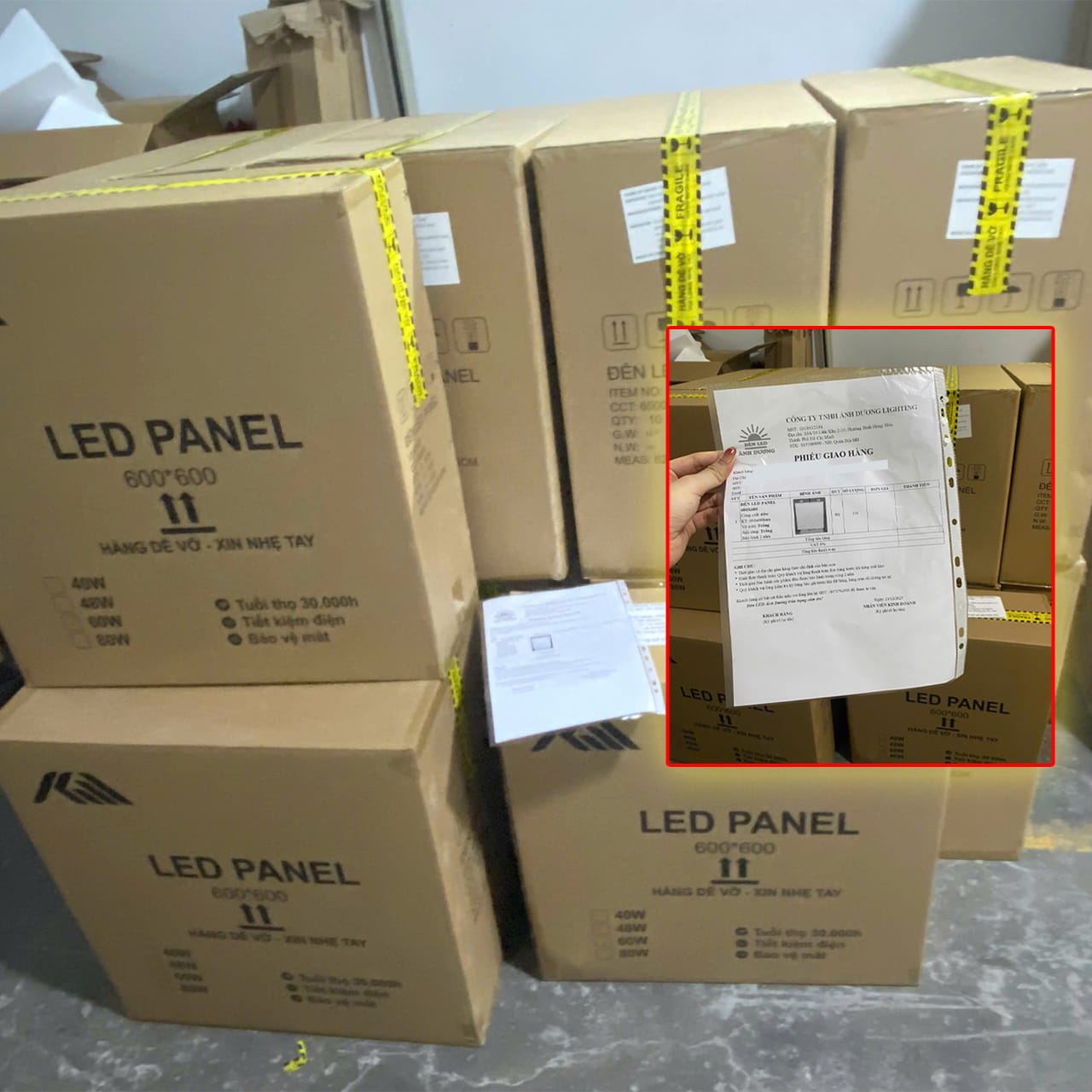 LED Panel 600×600 80W KM - ảnh phụ 5