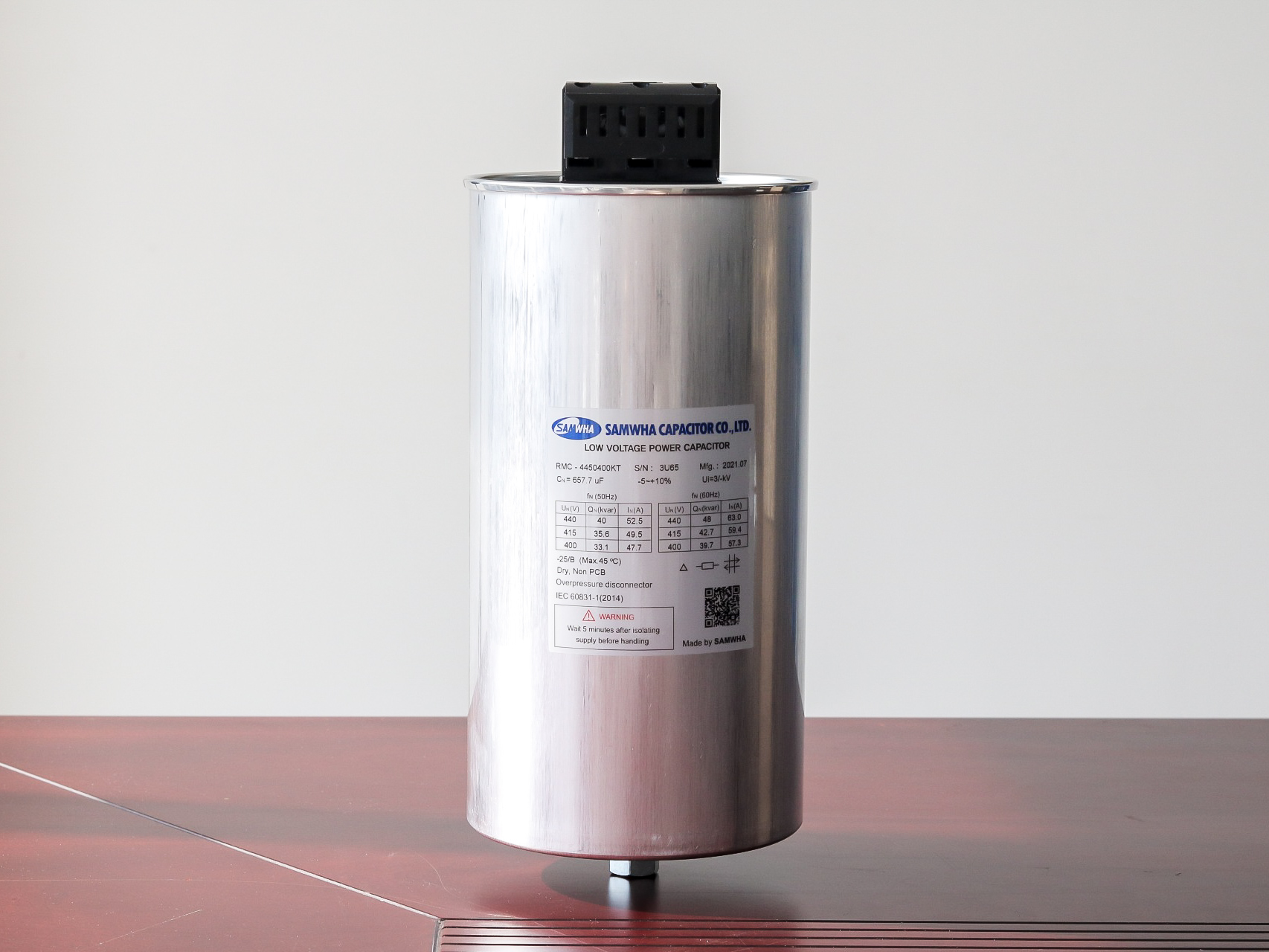Tụ Bù Khô 40KVar-440V SAMWHA