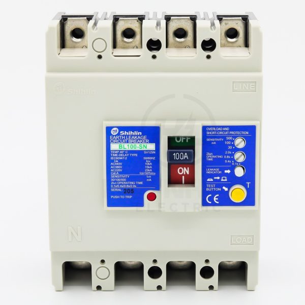 CB Chống Giật Dạng Khối ELCB BL100 – SN SHIHLIN