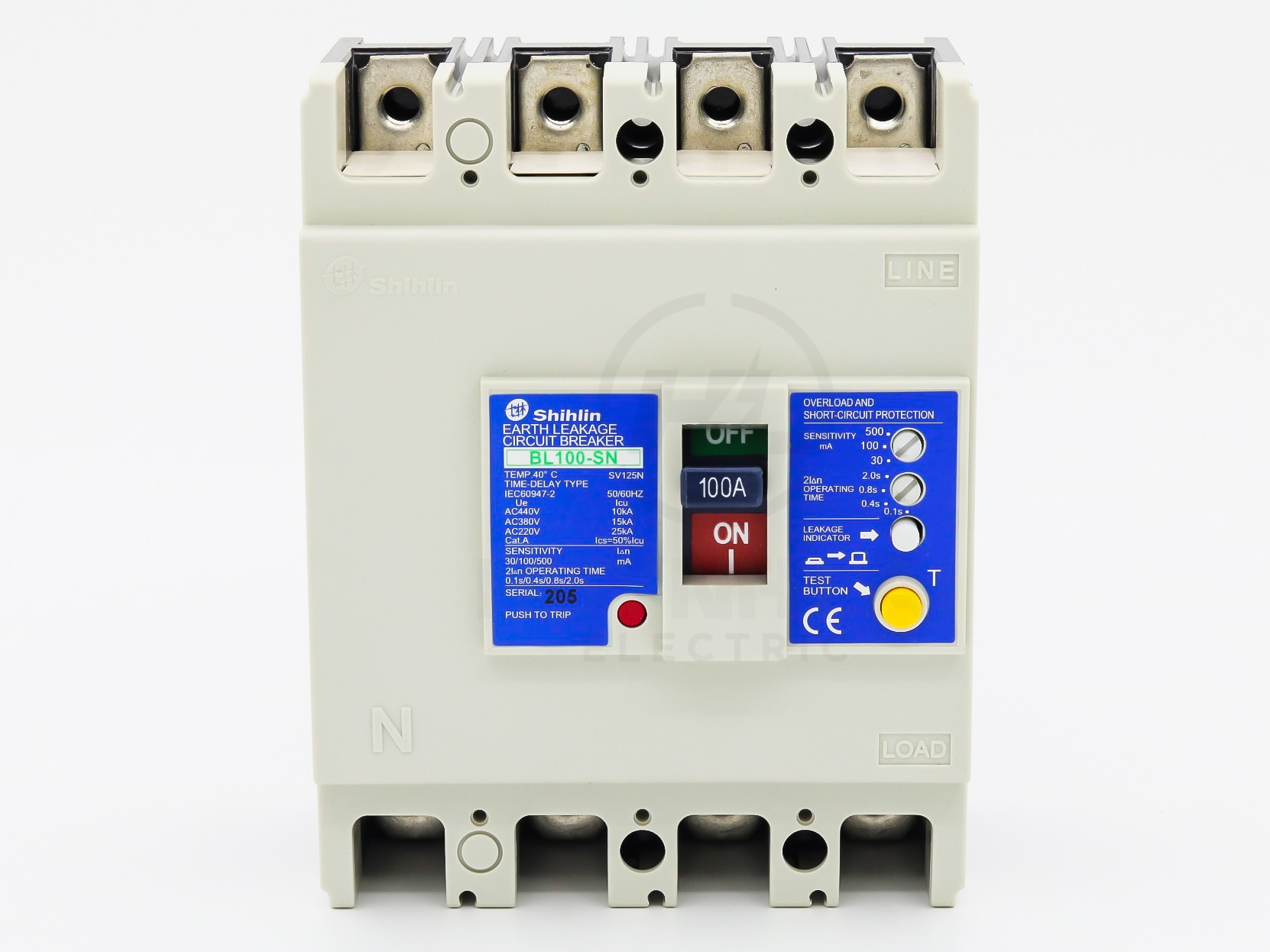 CB Chống Giật Dạng Khối ELCB BL100 – SN SHIHLIN