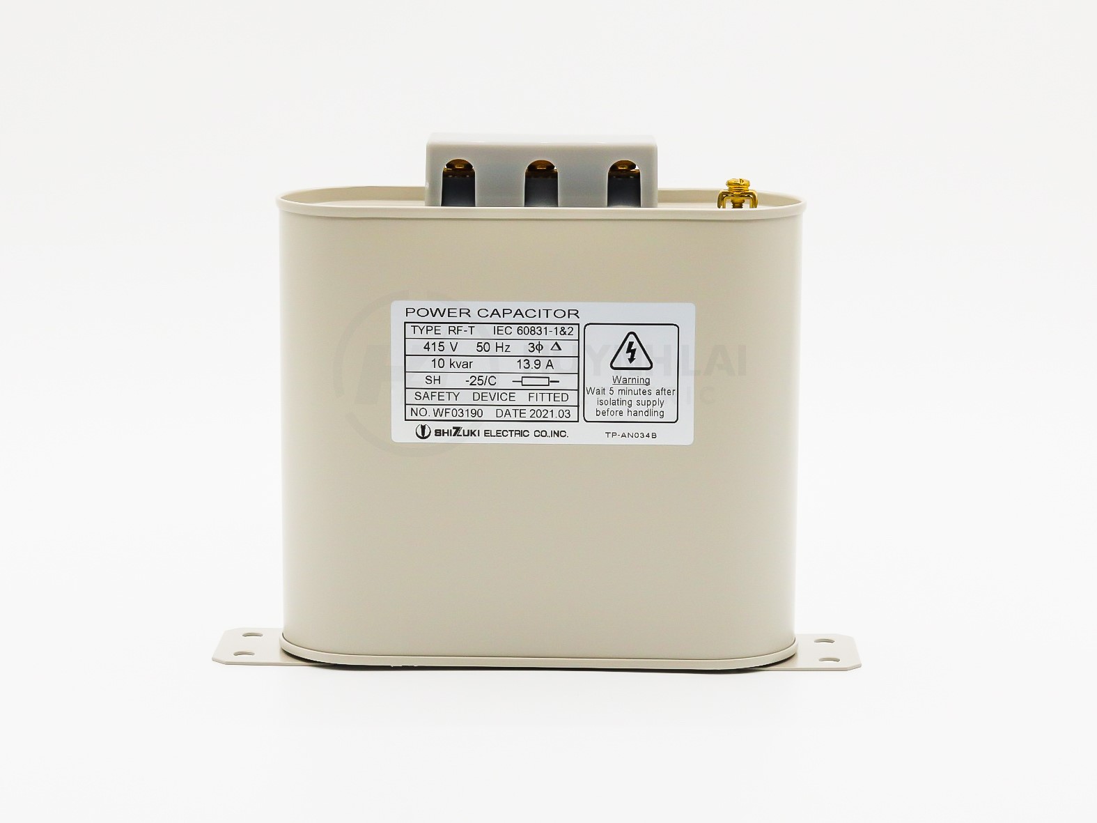 Tụ Bù Dầu 10KVar – 415V RFT41510D1EX SHIZUKI