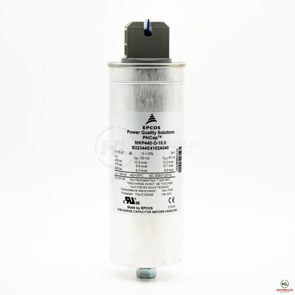 Tụ Bù Khô dòng PHICAP 10KVar-440Vac EPCOS