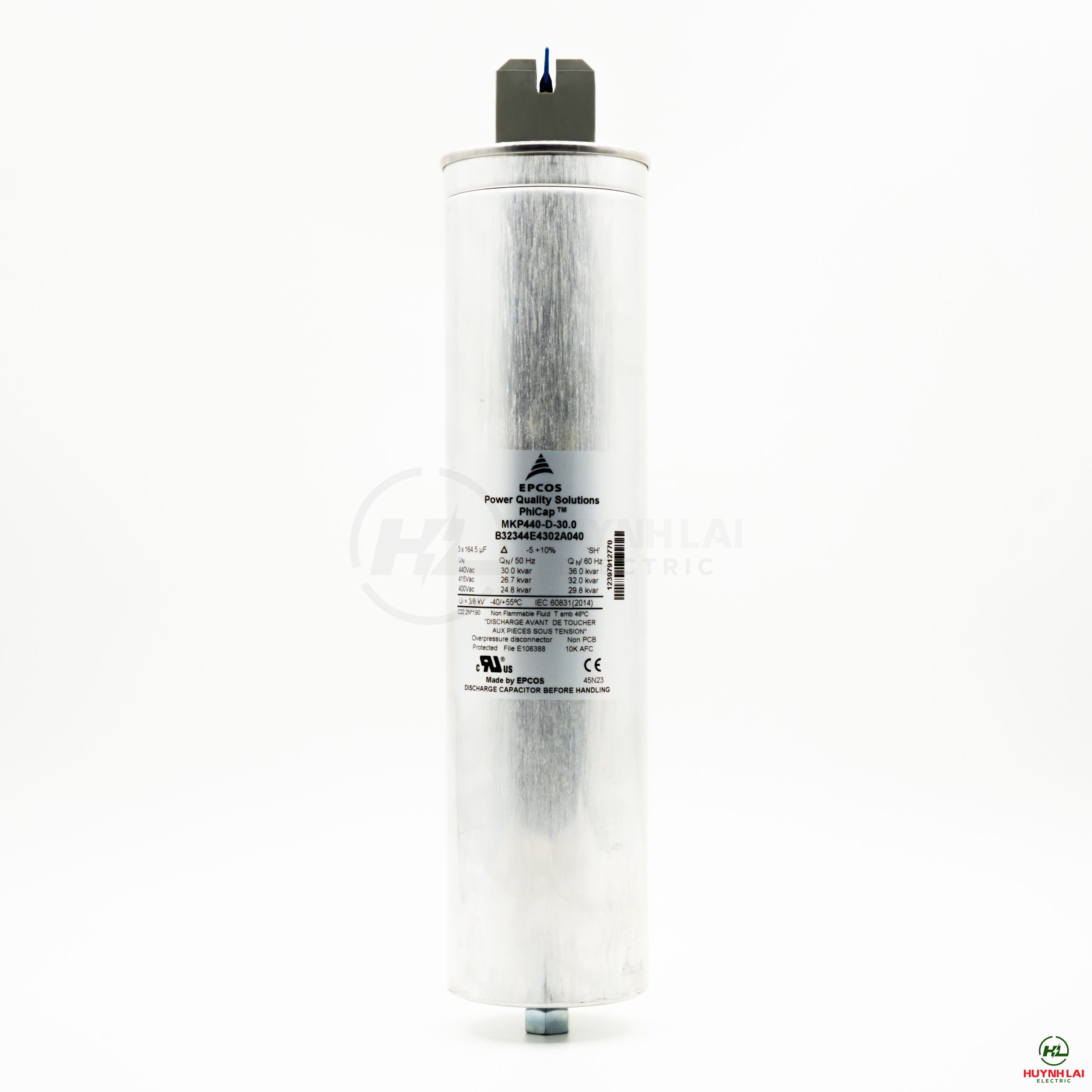 Tụ Bù Khô dòng PHICAP 30KVar-440Vac EPCOS