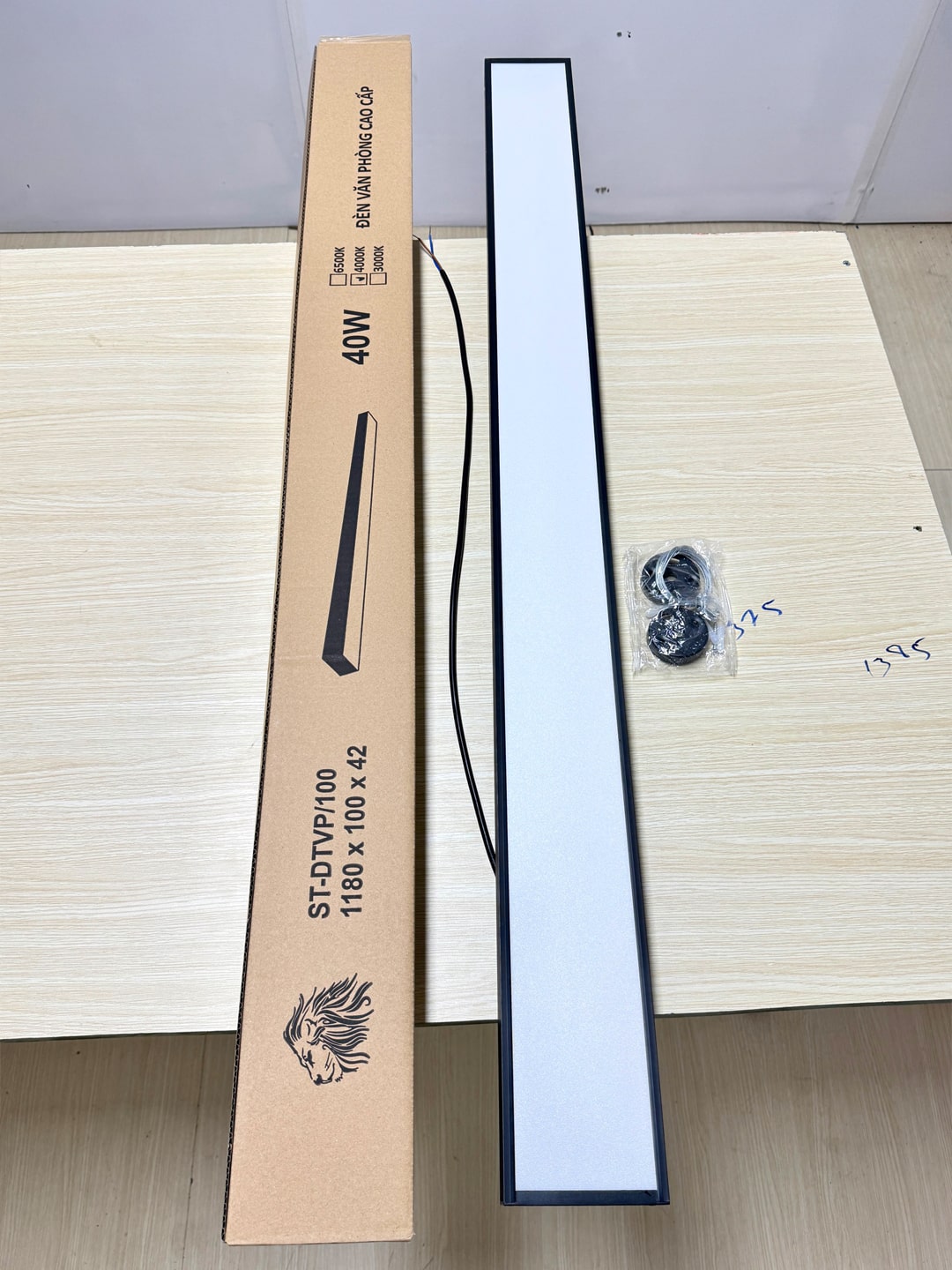 Đèn Thả Văn Phòng 1200x100x40 40W - ảnh phụ 6