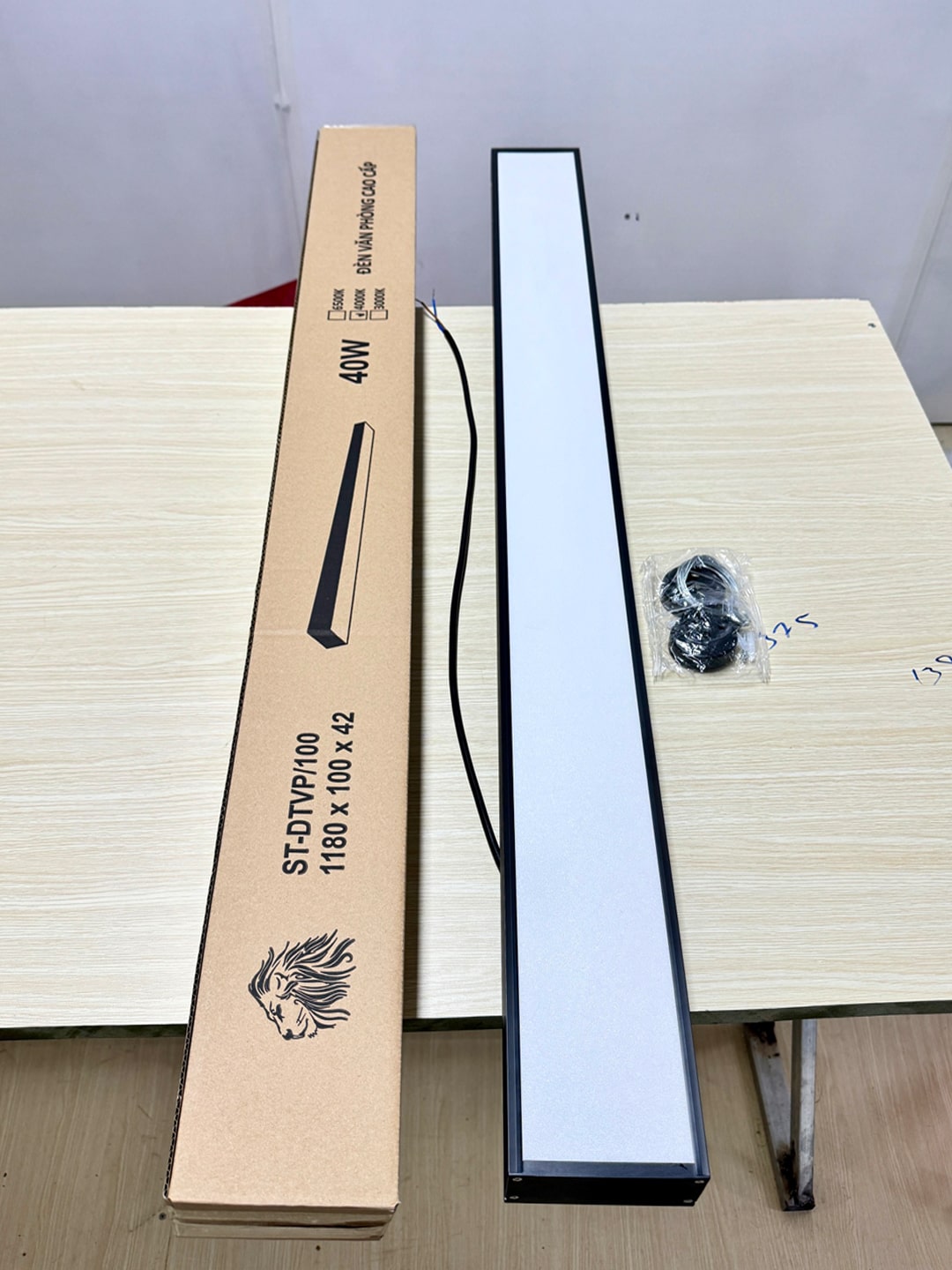 Đèn Thả Văn Phòng 1200x100x40 40W - ảnh phụ 9