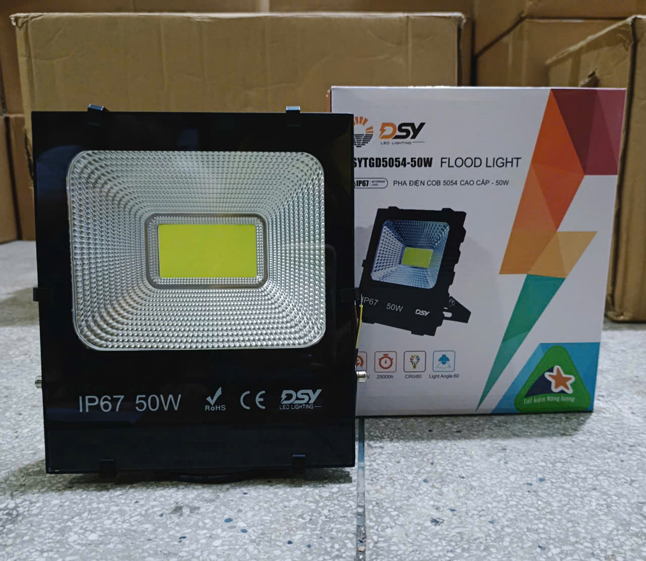 Đèn Pha Điện COB 5054 – 200W DSY - ảnh phụ 6
