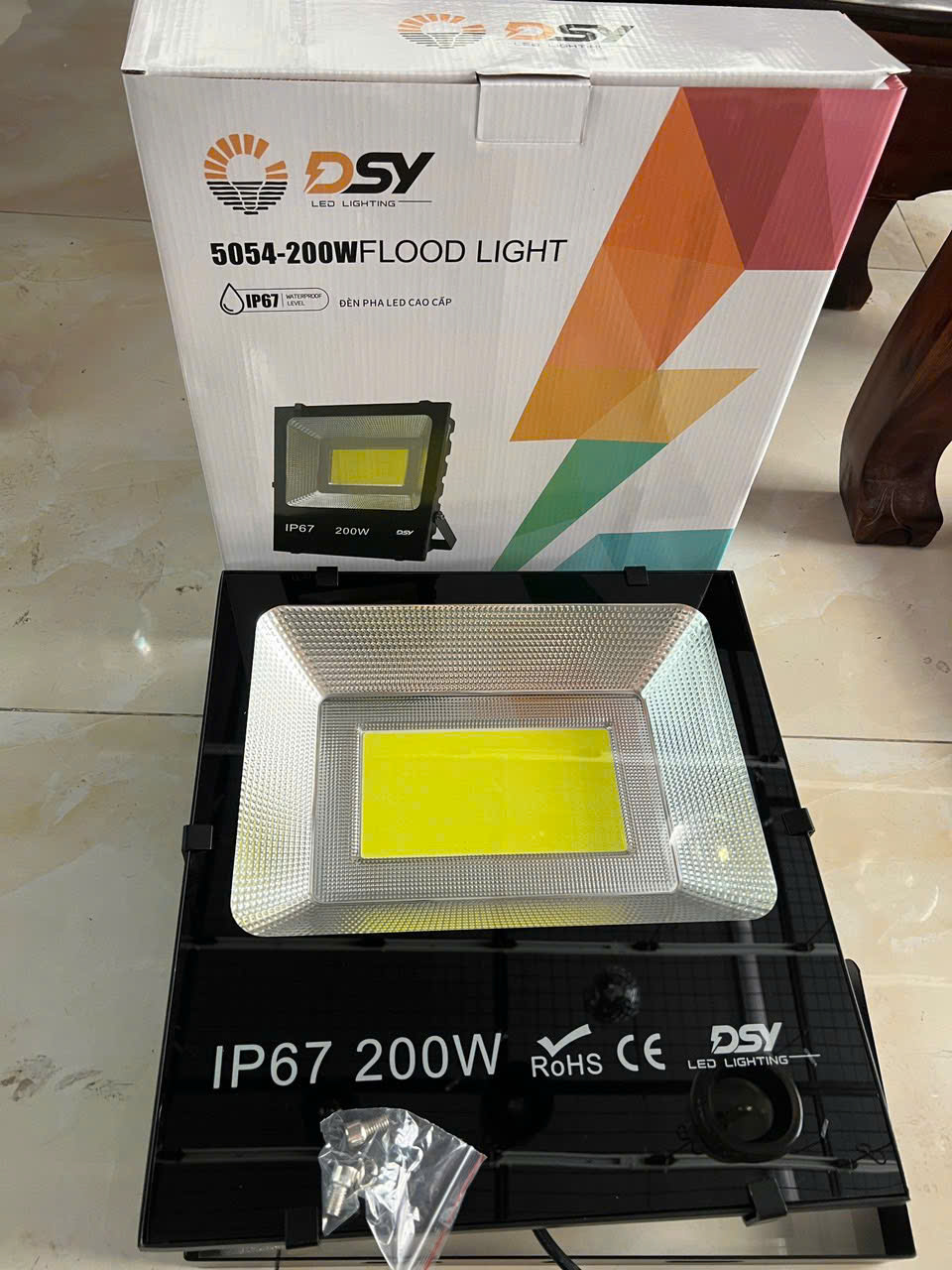 Đèn Pha Điện COB 5054 – 100W DSY - ảnh phụ 4