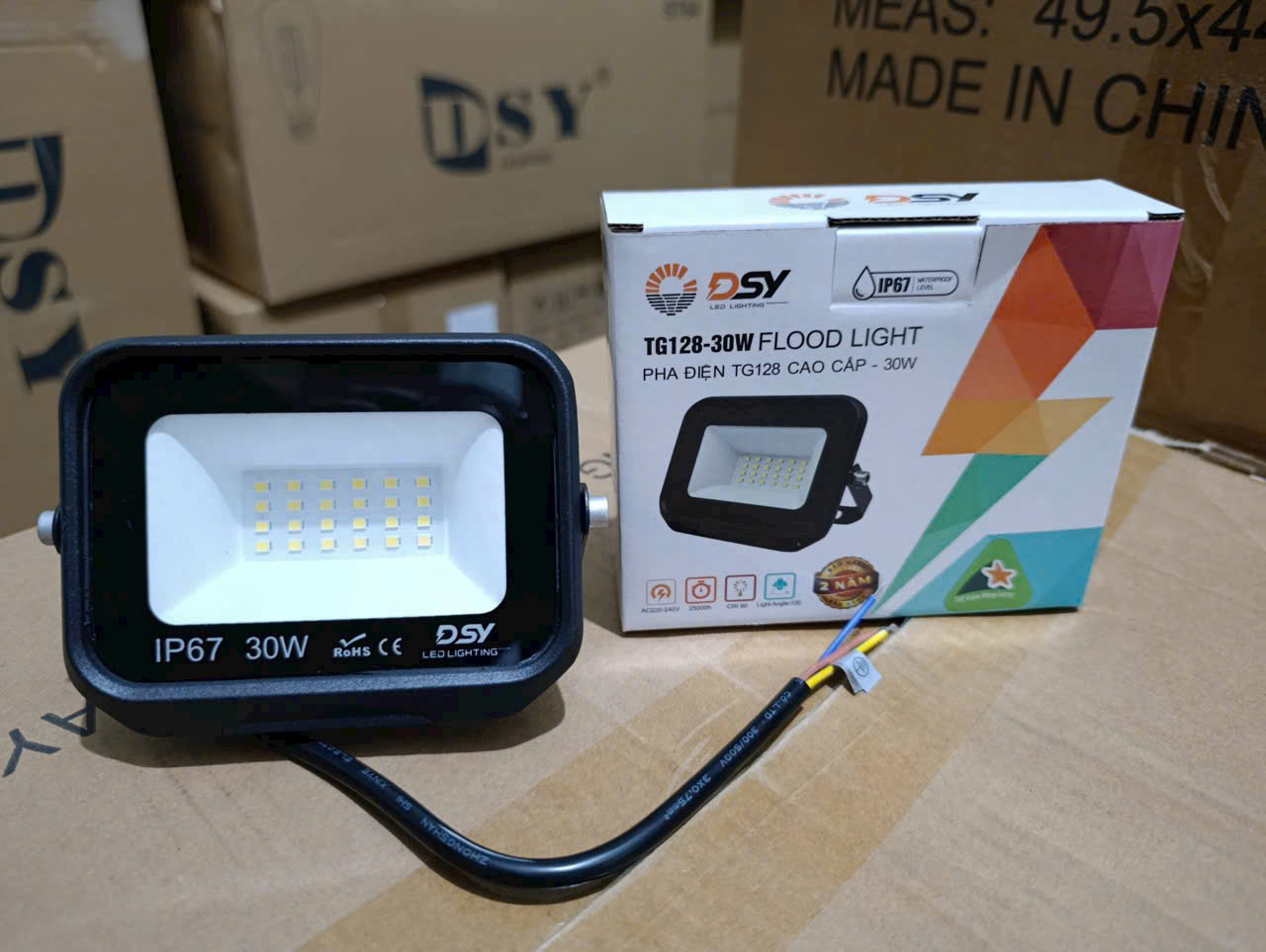 Đèn Pha Điện 30W DSY-TG128 - ảnh phụ 4