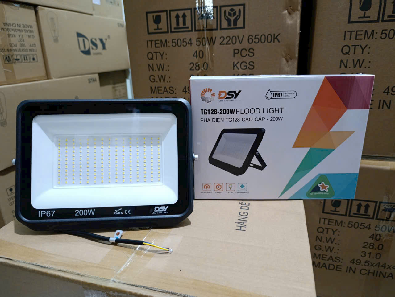 Đèn Pha Điện 150W DSY-TG128 - ảnh phụ 9