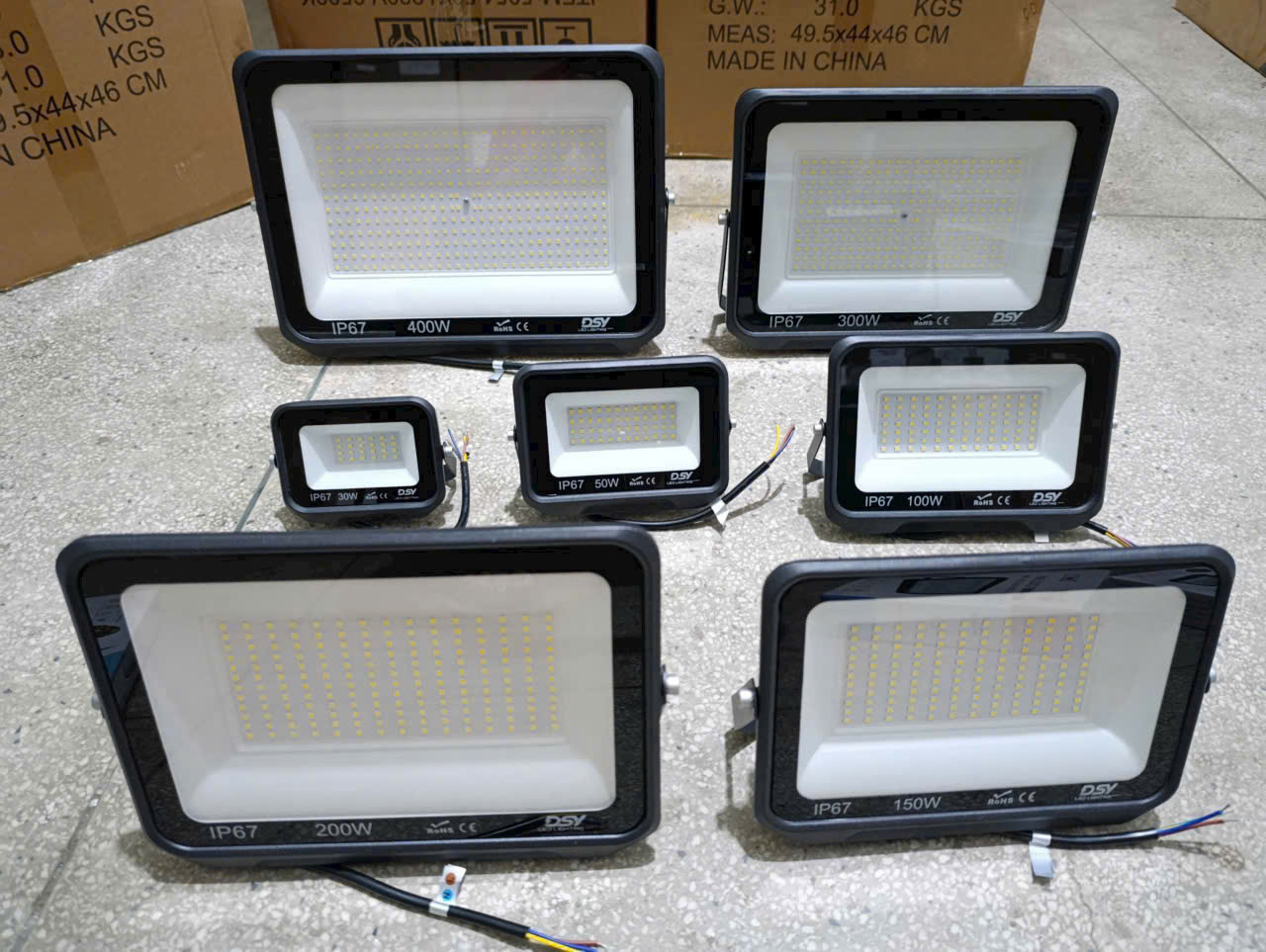 Đèn Pha Điện 150W DSY-TG128 - ảnh phụ 3