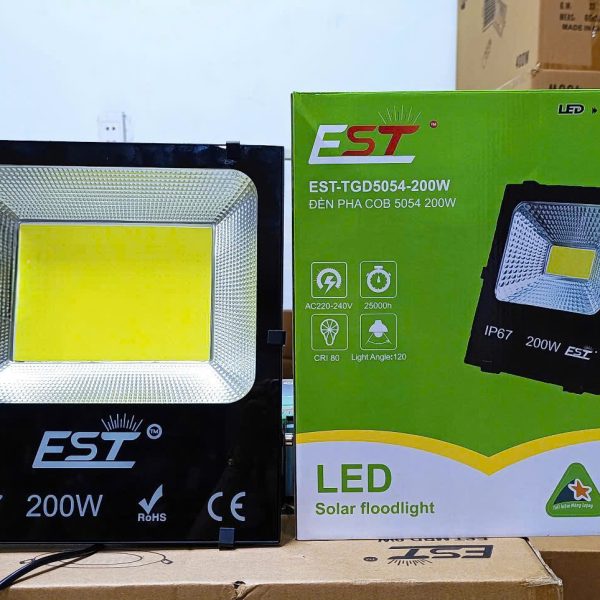Đèn Pha Điện COB 5054 – 200W EST