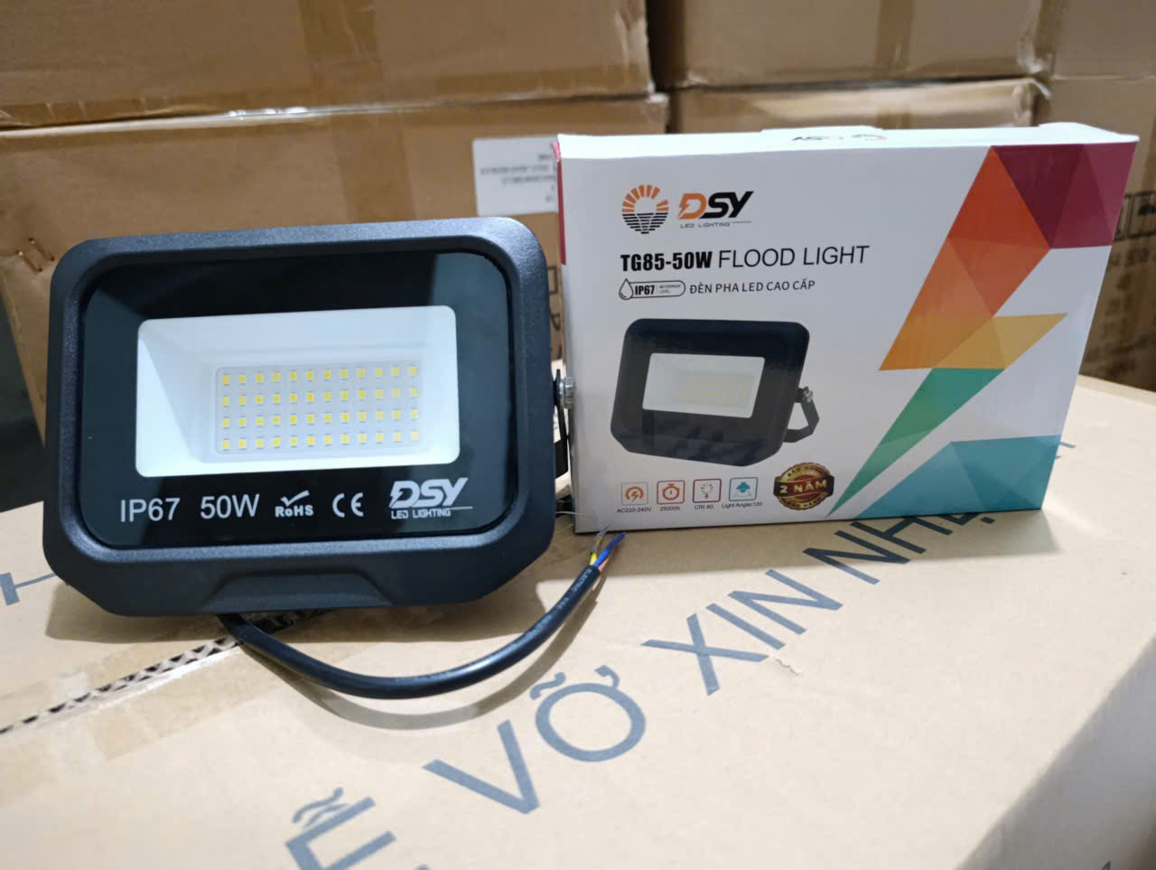 Đèn Pha Điện 50W DSY-TG128 - ảnh phụ 5